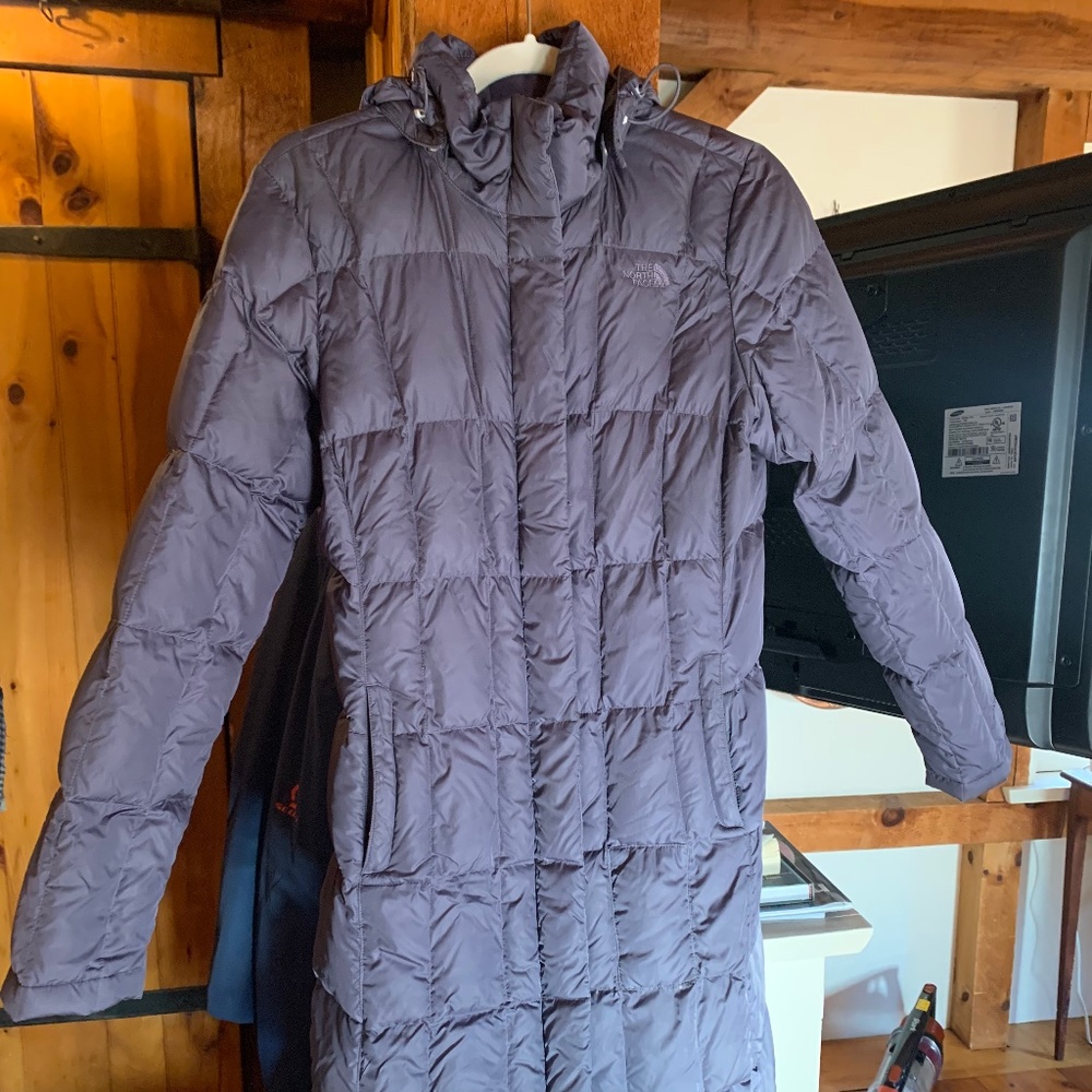 Violet North Face Coat in Small